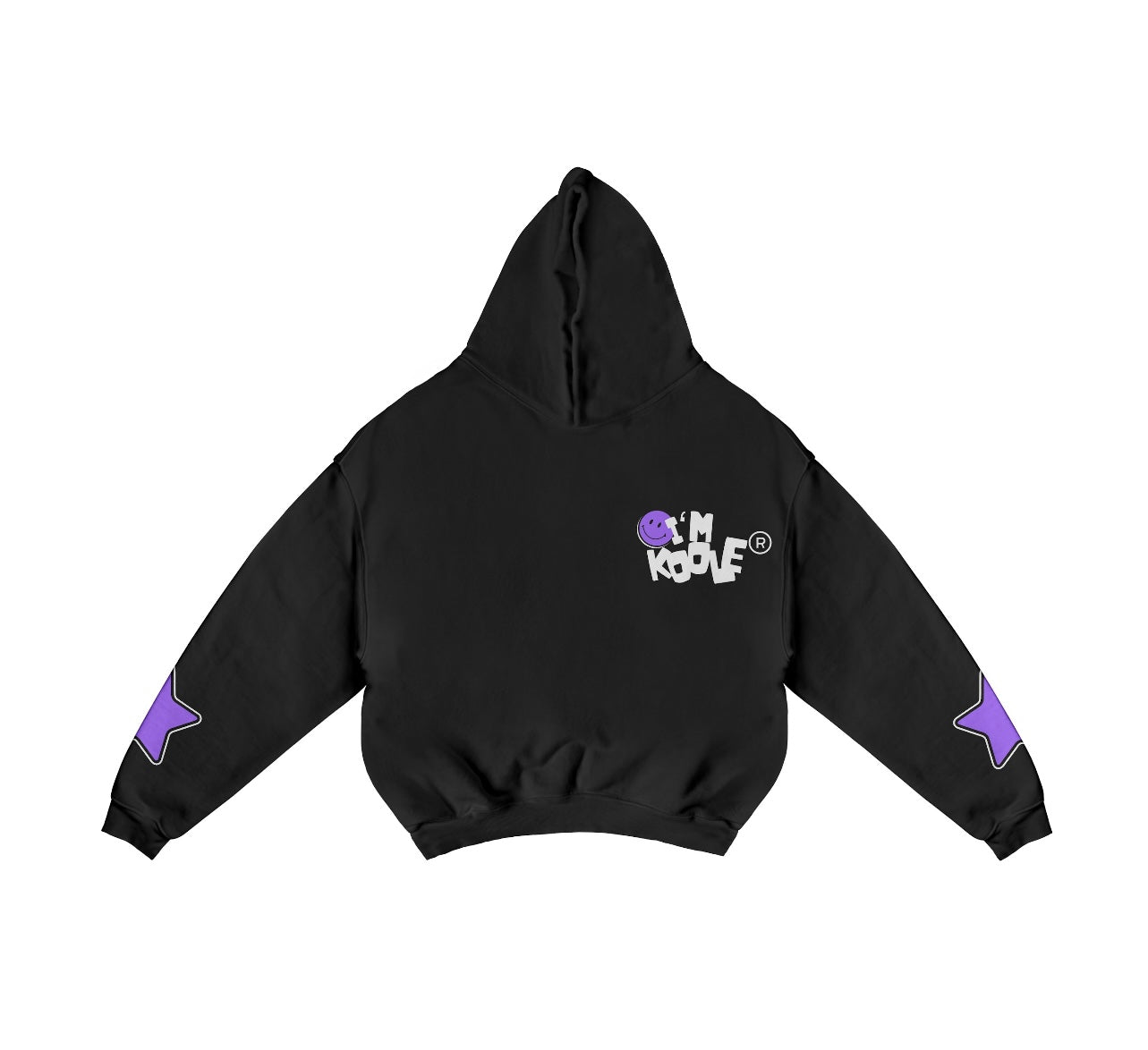 Black and 2025 purple designer hoodie